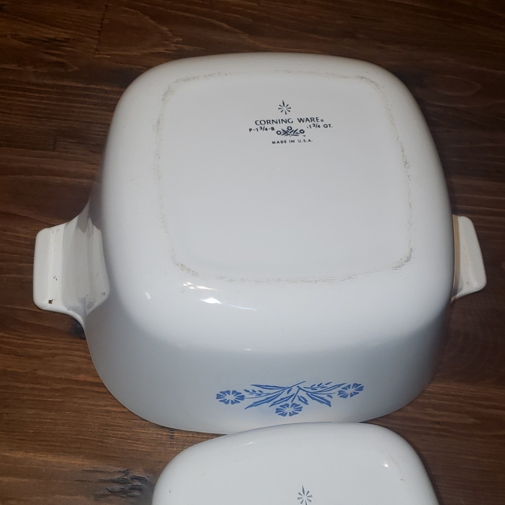 Corning Ware Blue Cornflower Casserole Dis… - Picture 6 of 9